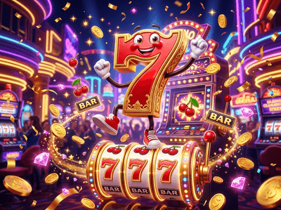 Luxurious digital casino interface with golden accents